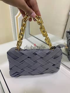 Grey stylish handbag