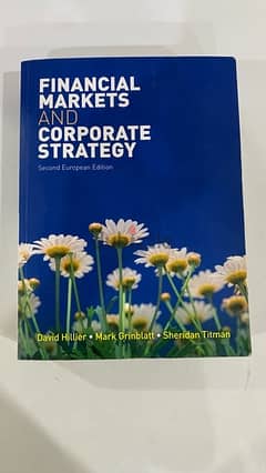 Financial Markets and Corporate Strategy Book