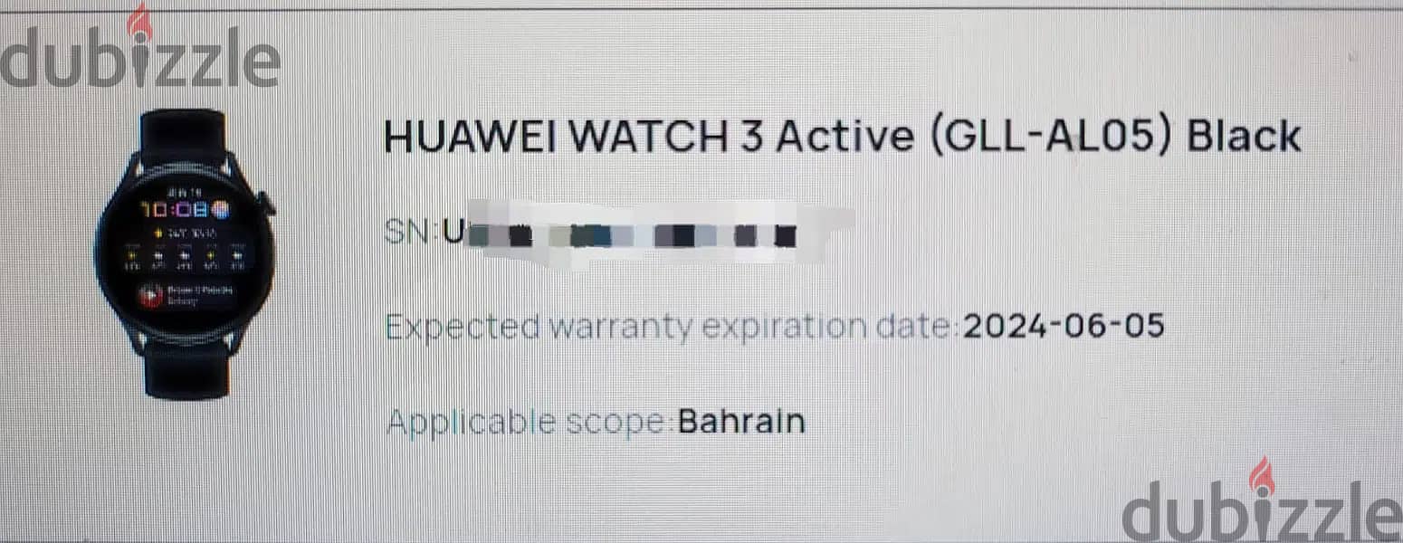 Huawei Watch 3,46mm 1