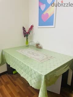 Dining glass table