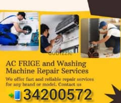 ac service removing and fixing washing machine dishwasher