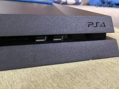 PS4 pro with Ghost of Tsushima