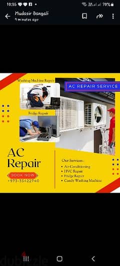 Expert AC technician AC service repair fridge washing machine repair