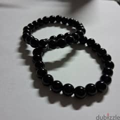 Obsidian bracelet Gemstones crystals اساور حجر السبج