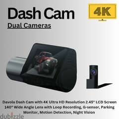 Smart Dash Cam Pro, 140° With Wide Angel Lense With Night Vision HD
