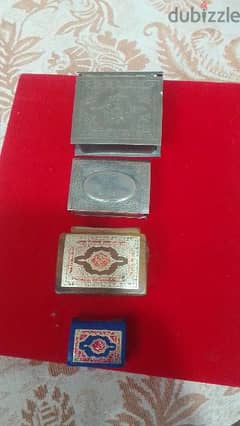 Smallest QURAN WITH METAL BOX antique