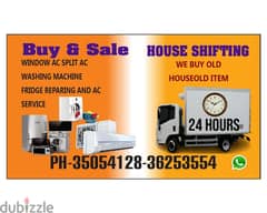 house shifting and buy and sale household items