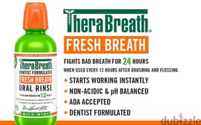 TheraBreath Fresh Breath Mouthwash, Alcohol-Free Mouthwash (500ml)