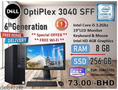 Special Offer Dell SFF Computer i5 6th Generation 8GB RAM 256GB SSD