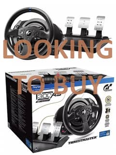 Looking to buy Thrustmaster T300 RS Gaming wheel with pedals