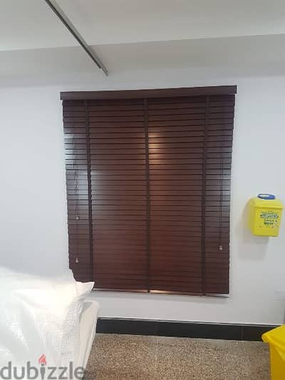 wooden blinds