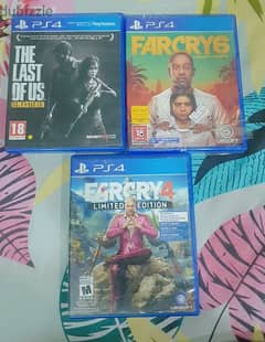 PS4 with 1 controler and few games