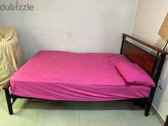 Urgent Sale-- Good Quality Stuff For Sale-- Queen Size Bed & 3 door Wb