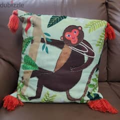 Homecentre filled cushions (Monkey & Zebra design)