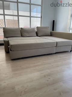 Almost new IKEA 3 seater sofa and pull-out bed
