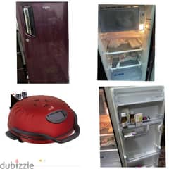 refrigerator whirlpool and zenet bread maker