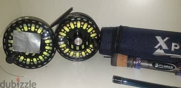 High End 4 Piece  8/9 weight Saltwater Travel Fly Rod and Reel