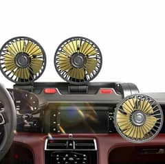 car fan with 3 head new arrival easy to instal