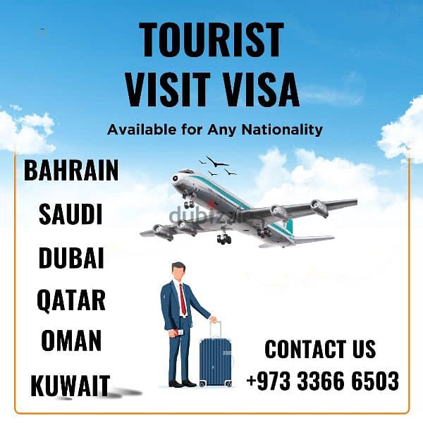 Visa family visit visa for Bahrain from any nationality, 3 days proces 0