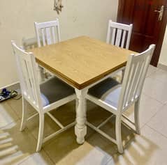 Adjustable dining table solid wood very strong used rearly
