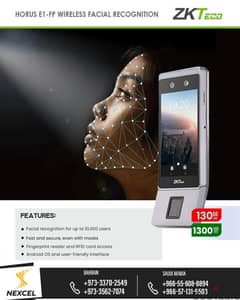 ZKTeco FACIAL ACCESS TIME CONTROL  FOR SALE