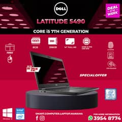 DELL i5 7th Generation 8GB RAM + 256GB SSD Laptop With FREE BAG MOUSE