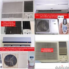 Window and split airconditioner for sale with fixing