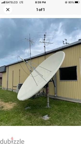 wanted 240cm 8 feet satellite dish channel master 2