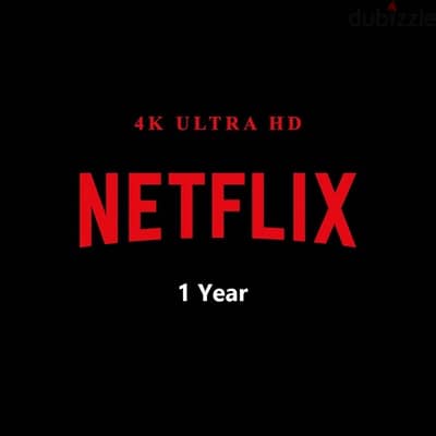 Netflix 1 Year only 6 Bd