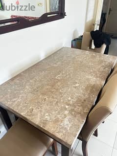 Marble dining table ( 7 seater )