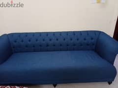 six seter sofa with  two small sofa and small table  100%percent clean