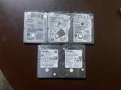 HDDs for sale (1TB, 500GB, 320GB)
