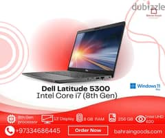 Dell Latitude 5300 13.3" Intel Core i7 8th-Gen  8GB/256SSD