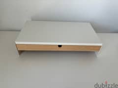 Monitor stand with drawer
