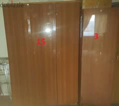2 Brown Cupboards for Sale