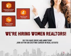 vacancy available for real estate agent only