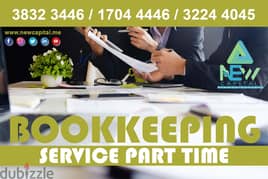 ! part-time BOOKKEEPING / SERVICE      ! part-time !