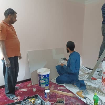 gypsum work