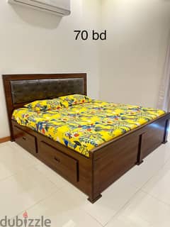 Good condition. Double and queen size bed with mattress.