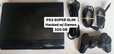 PS3 SUPER SLIM HACKED WITH GAMES 320GB