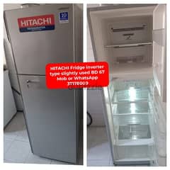 Hitachi fridge and other household items for sale with delivery