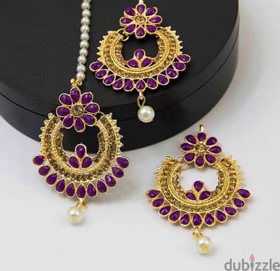 jhumka and tikka set