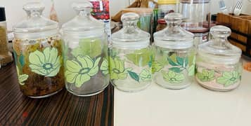 Air type glass jars