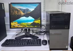 DELL Core i5 Computer Set 19" Monitor 4GB RAM + 500GB HDD Good Working