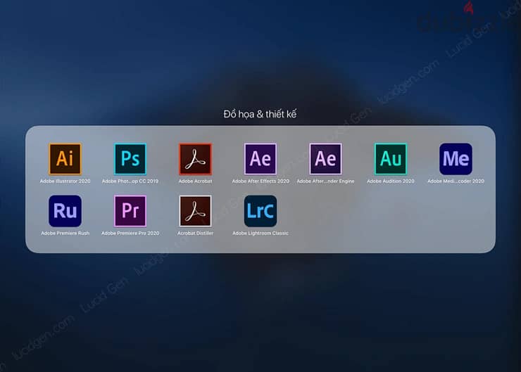 Microsoft office 2021 and All adobe apps For macbook 1