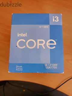 Intel 12th Gen Processor, 12100F