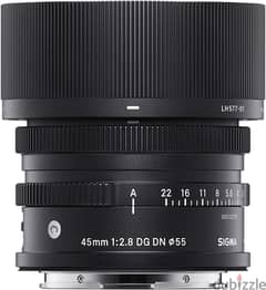 Sigma 45mm f/2.8 DG DN lens ( L MOUNT FOR DJI, PANASONIC, SIGMA)