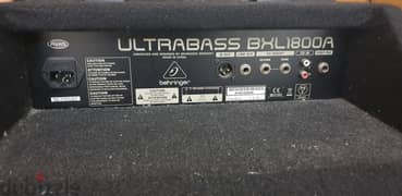 Stage bass amp