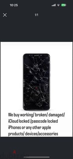 we but  working broken phones