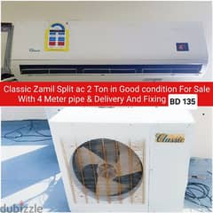 Zamil Classic 2ton split ac and other for sale with fixing